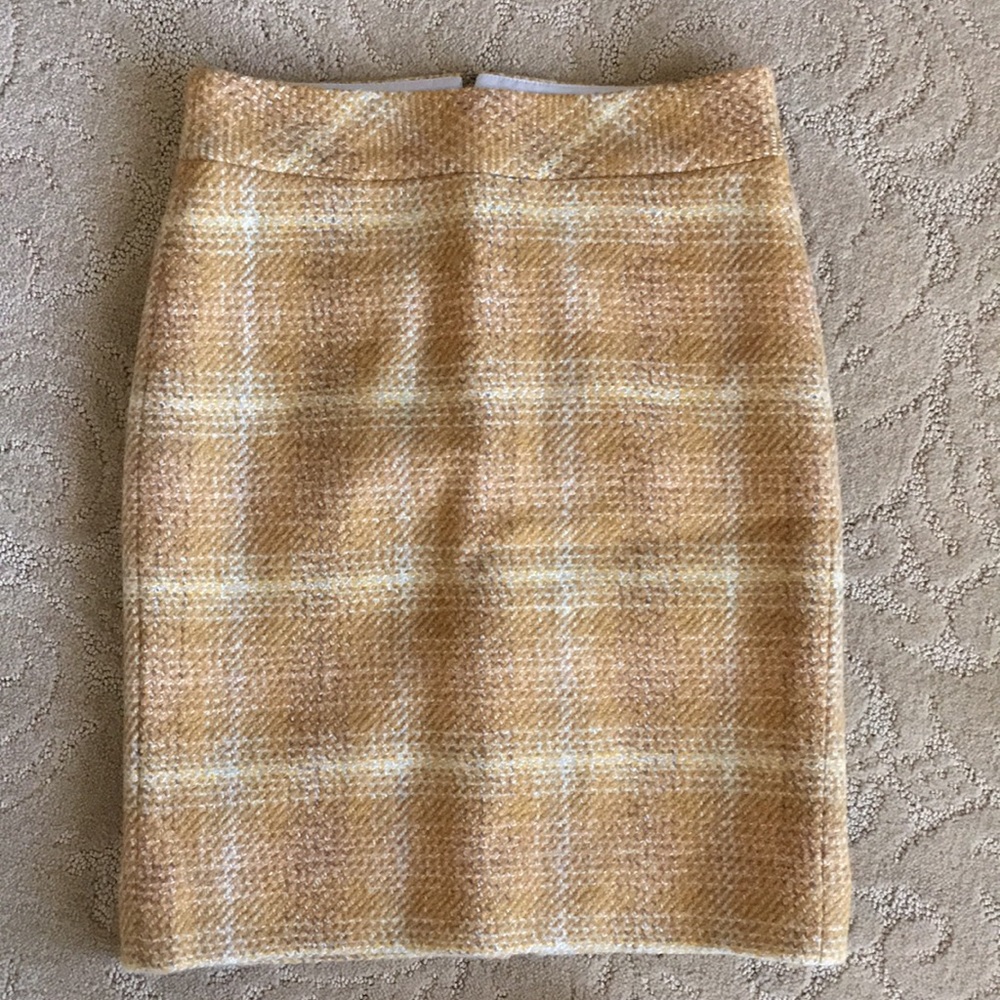 J crew wool skirt
